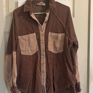 Fantastic Fawn Brown Corduroy Shirt